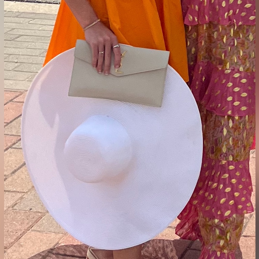 White Derby Hat